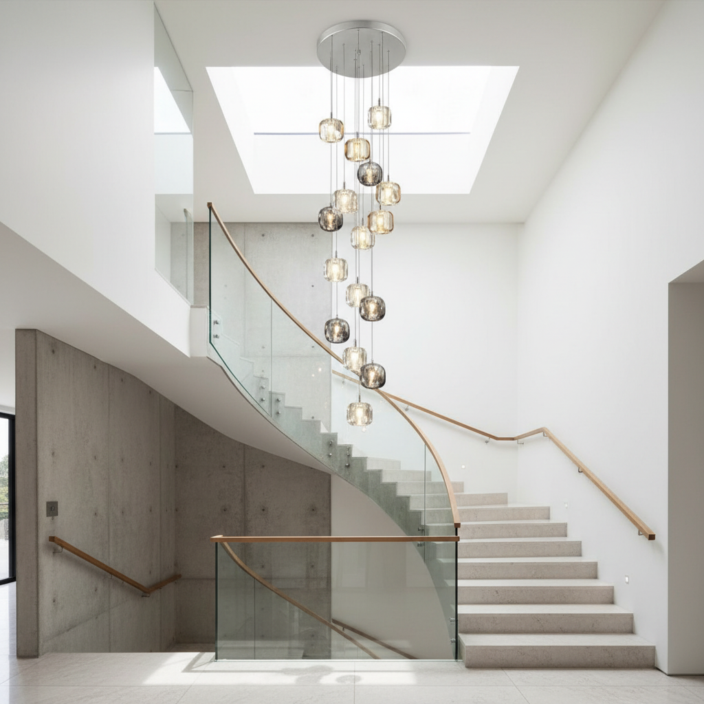 Fennel Modern Crystal Hanging Light Fixtures - Chandeliers | Lucera Lighting