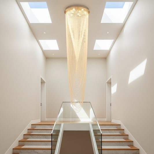 Anise Crystal Ceiling Chandelier - Chandeliers | Lucera Lighting