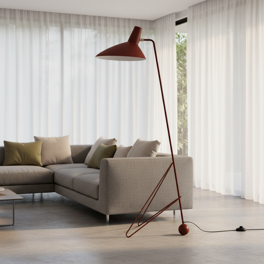 Peridot Modern Sculptural Tripod Floor Lamp - Lamps | Lucera Lighting