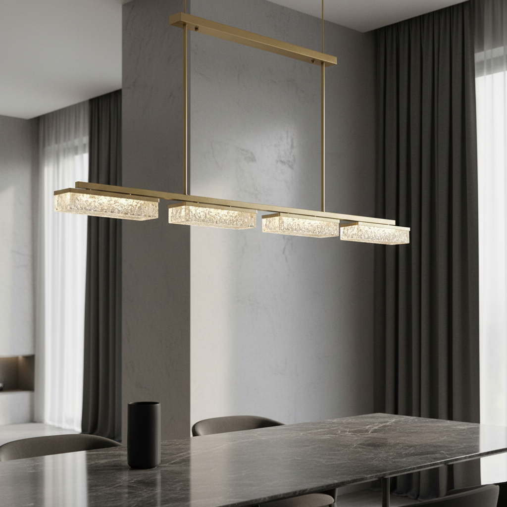 Claret Modern Drum Glass LED Ceiling Chandelier - Pendant Lights | Lucera Lighting