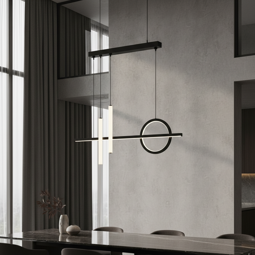 Valda Geometric Pendant Light Nordic Style - Pendant Lights | Lucera Lighting