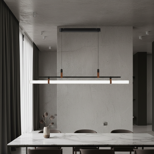 Njord Horizontal Long Bar Pendant Lamp - Pendant Lights | Lucera Lighting
