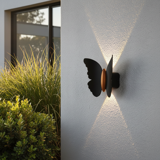 Titan Butterfly Wall Lamp - Exterior wall | Lucera Lighting