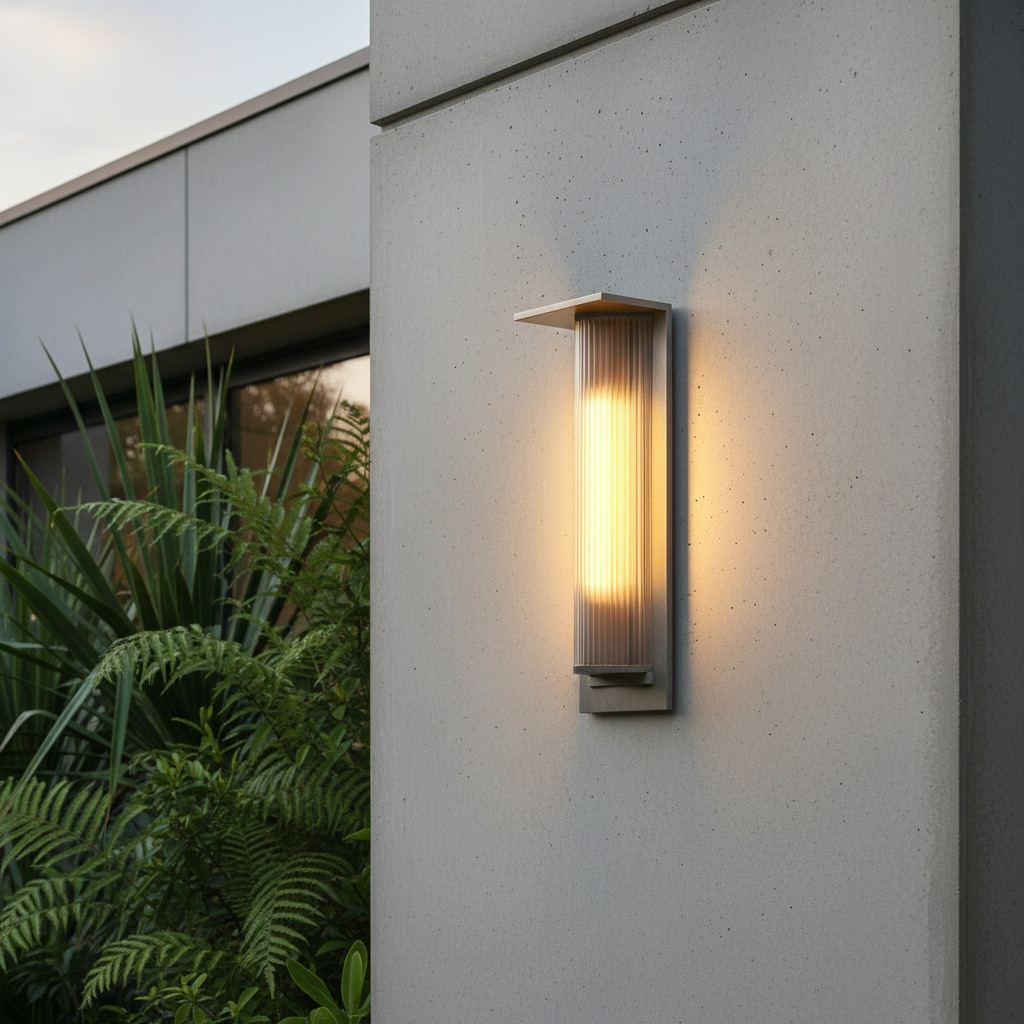 Triton Industrial Glass Wall Lamp - Exterior wall | Lucera Lighting