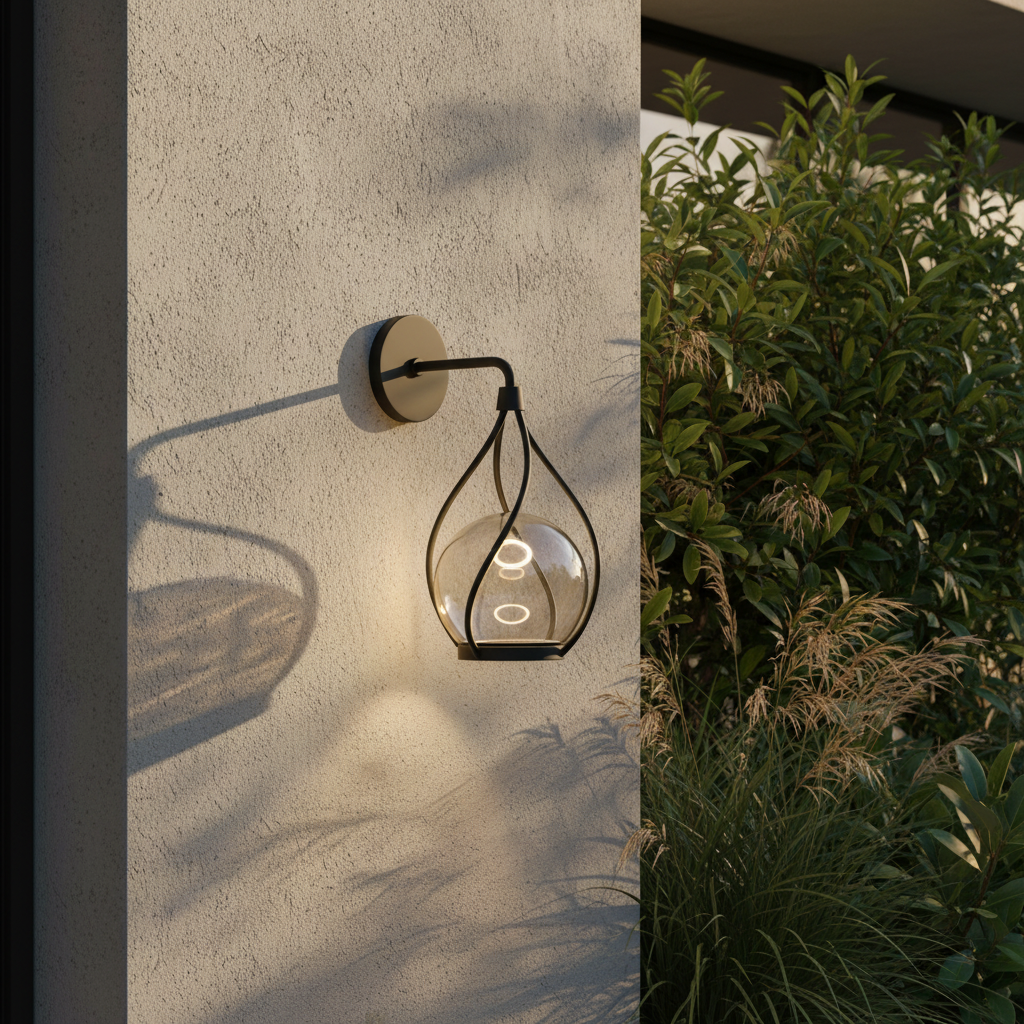 Tenuto Modern Outdoor LED Wall Sconce - Exterior wall | Lucera Lighting