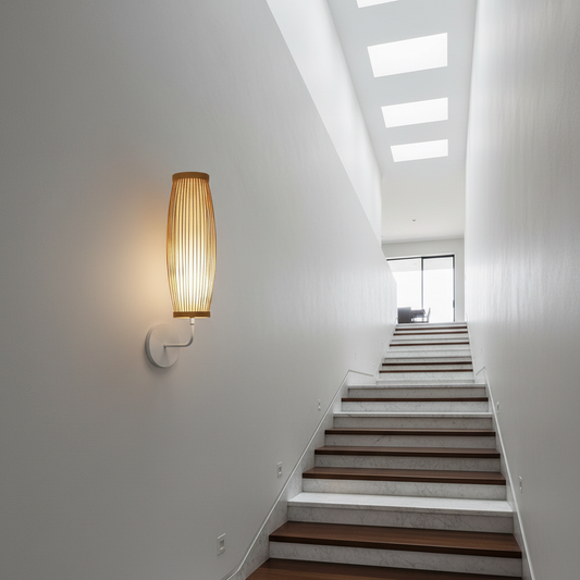 Divisi Modern Japanese Bamboo Wall Lamp - Wall Lights & Sconces | Lucera Lighting