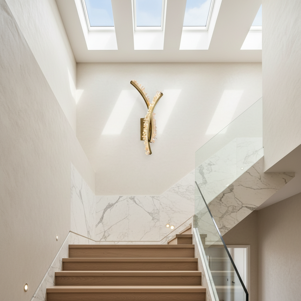 Voce Modern LED Wall Lamp - Golden - Wall Lights & Sconces | Lucera Lighting