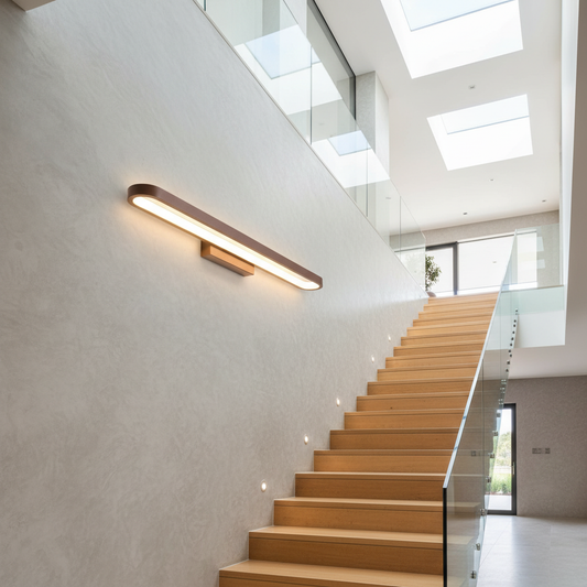 Sforzando Modern Brown LED Wall Light - Wall Lights & Sconces | Lucera Lighting
