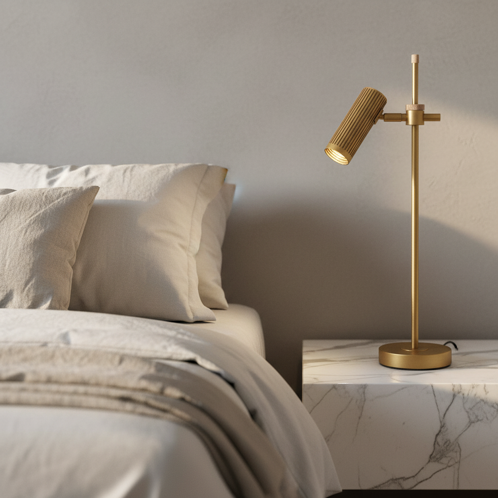 Moto Bronze Adjustable Table Lamp - Lamps | Lucera Lighting