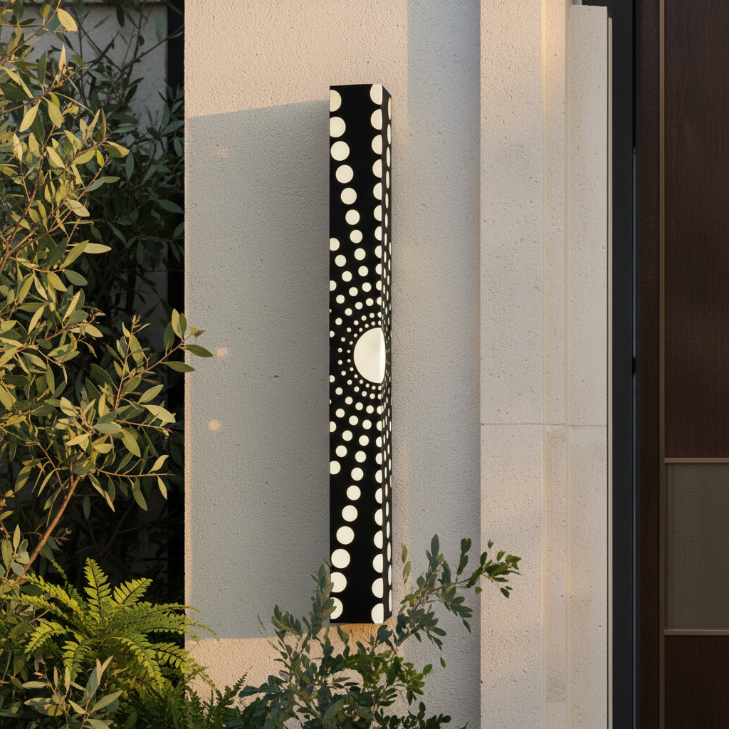 Maeve Outdoor Marble Sconce - Exterior wall | Lucera Lighting