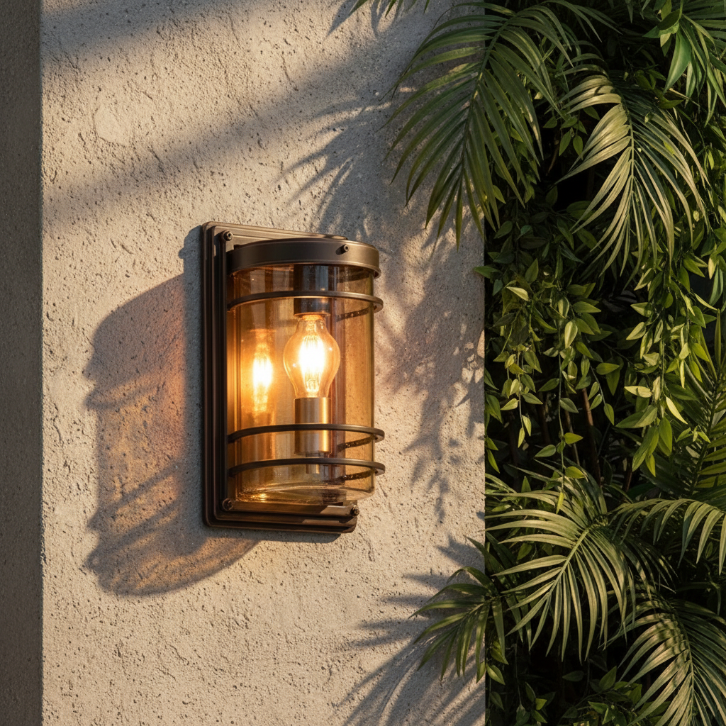 Nadine Retro Outdoor Waterproof Aluminum LED Wall Lamp - Exterior wall | Lucera Lighting