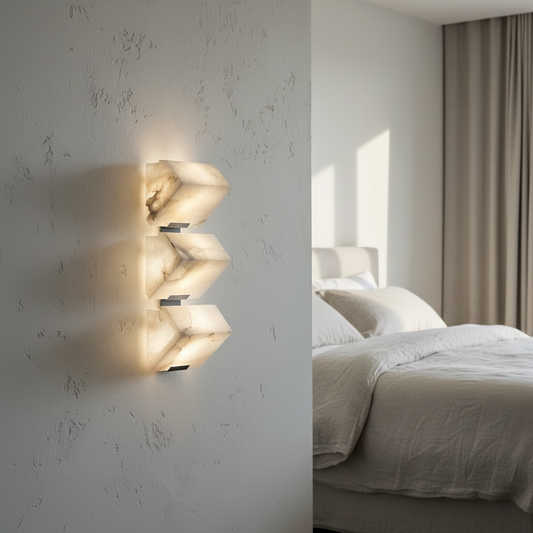 Claro Modern Marble Wall Sconce - Italian Minimalist - Wall Lights & Sconces | Lucera Lighting