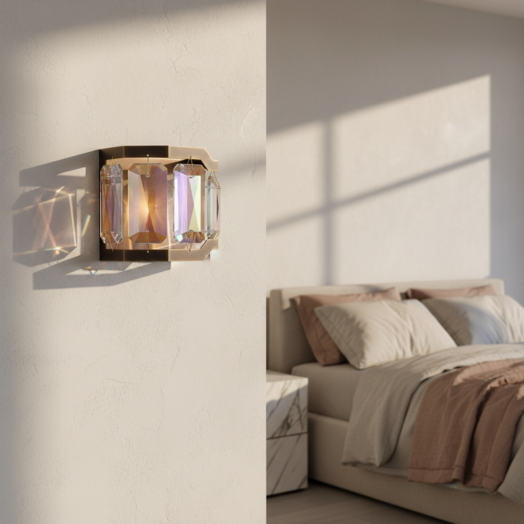 Dono Vibrant Prism Wall Sconce for Modern Interiors - Wall Lights & Sconces | Lucera Lighting