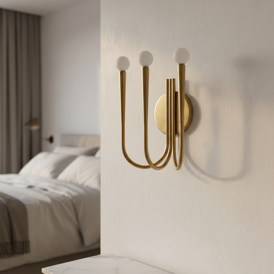 Fiore Art-Deco LED Wall Sconce for Living Room - Wall Lights & Sconces | Lucera Lighting
