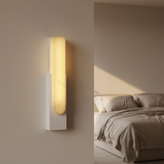 Rumore Marble Rectangular Wall Lamp - Wall Lights & Sconces | Lucera Lighting