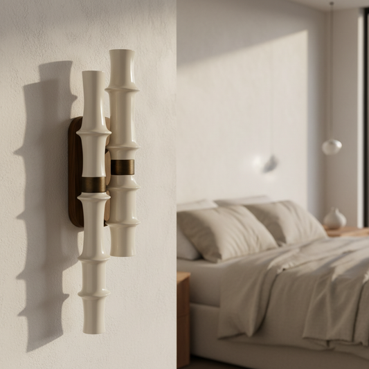 Salvo Bamboo LED Wall Lamp - Wall Lights & Sconces | Lucera Lighting