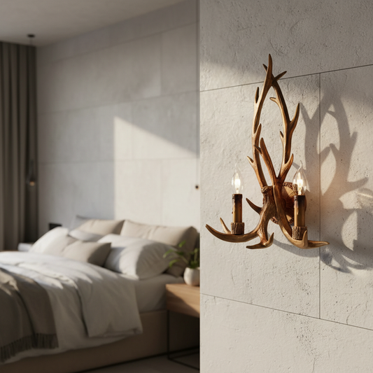 Noli Antlers Wall Sconce - Wall Lights & Sconces | Lucera Lighting