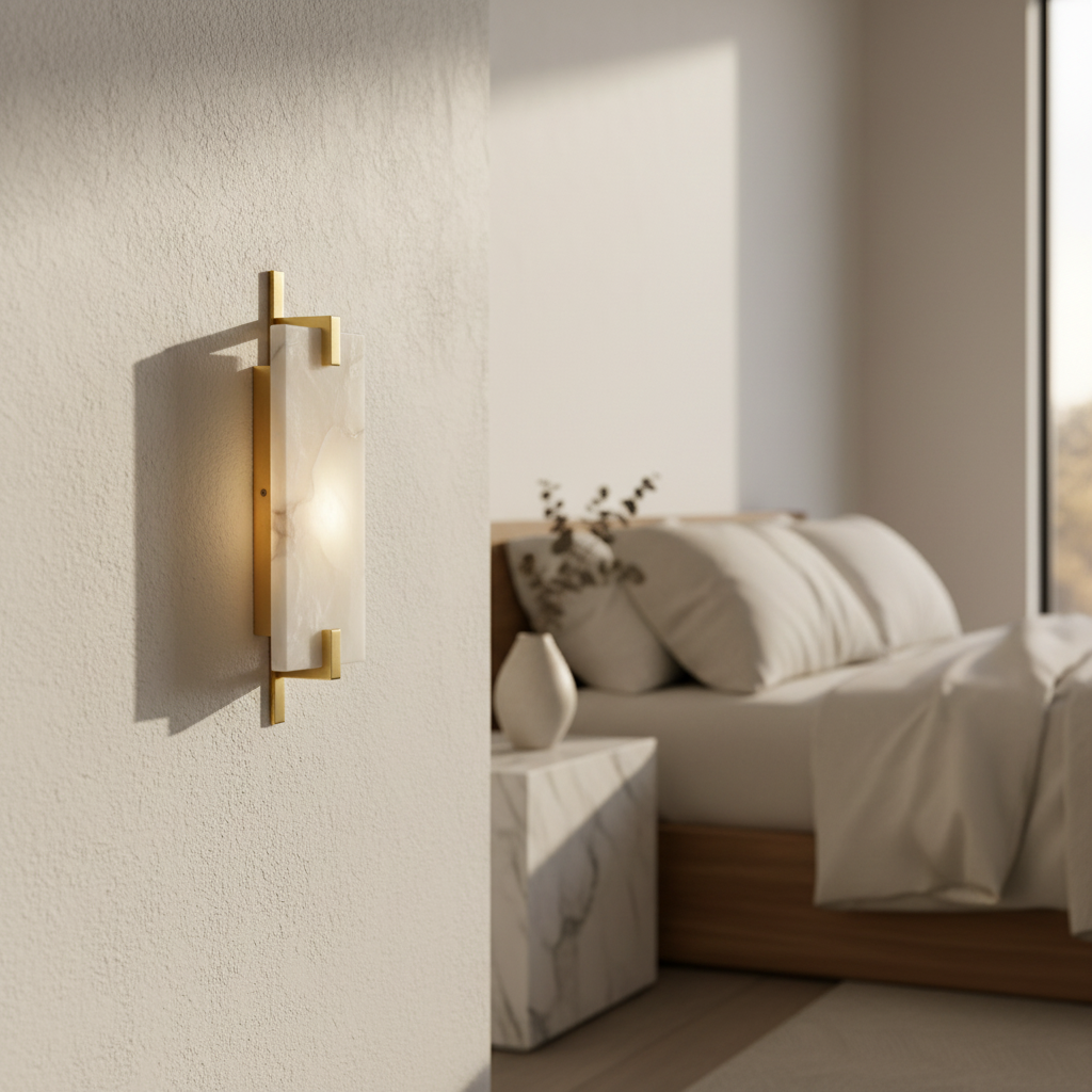 Finesse Splendor Marble Wall Lamp - Wall Lights & Sconces | Lucera Lighting