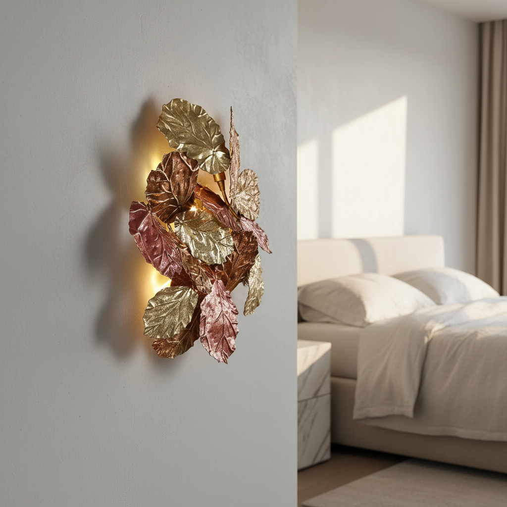Yssel Maple Leaves Wall Lamp - Wall Lights & Sconces | Lucera Lighting