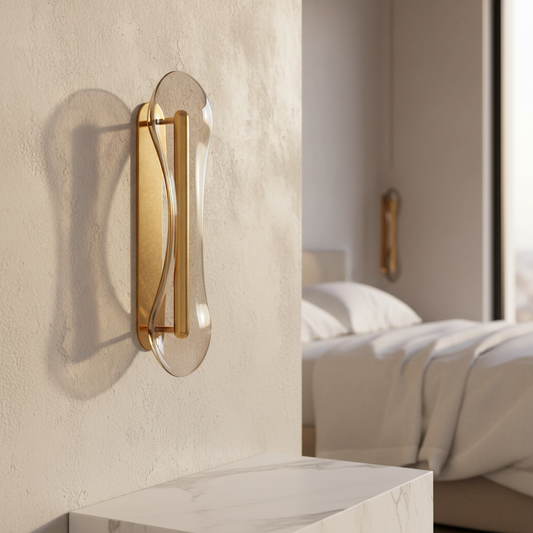 Spire Glass Wall Lamp - Innovative Style for Living Room, B - Wall Lights & Sconces | Lucera Lighting