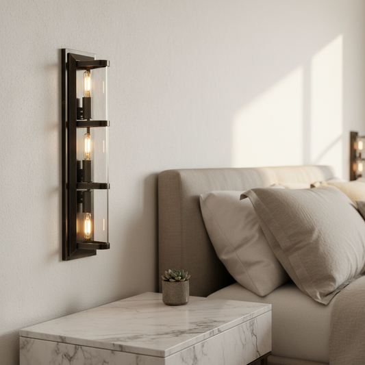 Gable Modern Industrial Wall Lamp for Bedroom Hall - Wall Lights & Sconces | Lucera Lighting