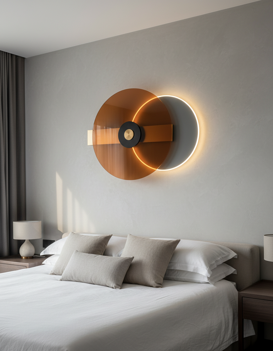 Atrium Cyberpunk Wall Lamp for Living Room - Wall Lights & Sconces | Lucera Lighting