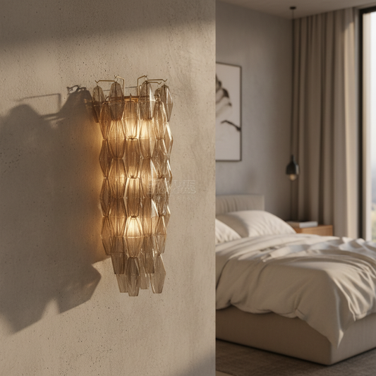 Frieze Crystal Wall Lamp for Living Room Bedroom - Wall Lights & Sconces | Lucera Lighting