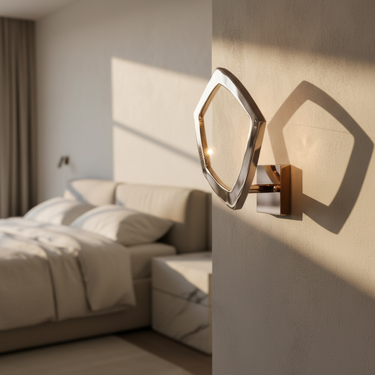 Metope Modern Minimalistic LED Steel Lamp - Wall Lights & Sconces | Lucera Lighting