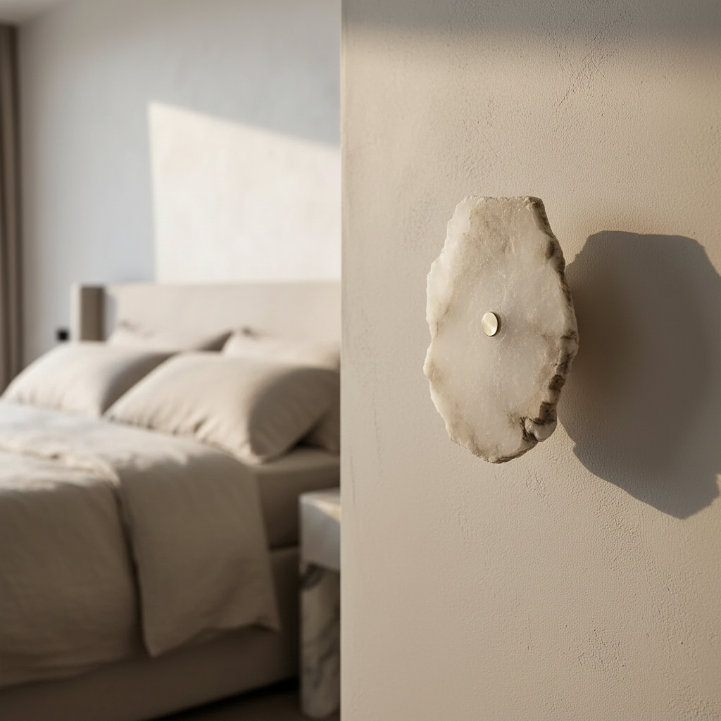 Dentil Natural Marble Wall Lamp - Wall Lights & Sconces | Lucera Lighting