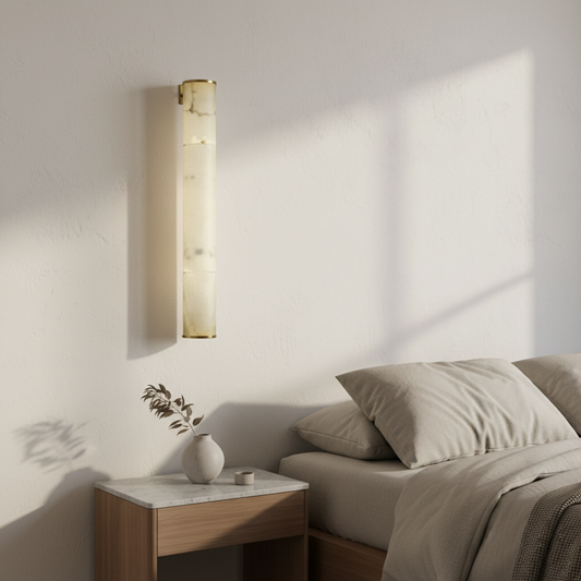 Ethos Modern Marble Wall Lamp Oriental Style - Wall Lights & Sconces | Lucera Lighting