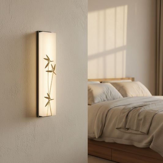 Fractal Bamboo & Ginkgo Wall Lamp - Wall Lights & Sconces | Lucera Lighting
