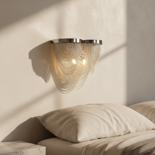Limbic Luxury Chain Wall Lamp in American Style - Wall Lights & Sconces | Lucera Lighting