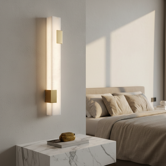 Dendral Futuristic Marble Wall Lamp for Living Room - Wall Lights & Sconces | Lucera Lighting