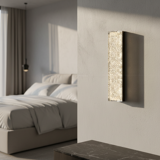 Opera Crystal Wall Lamp for Bedroom & Living Room - Wall Lights & Sconces | Lucera Lighting