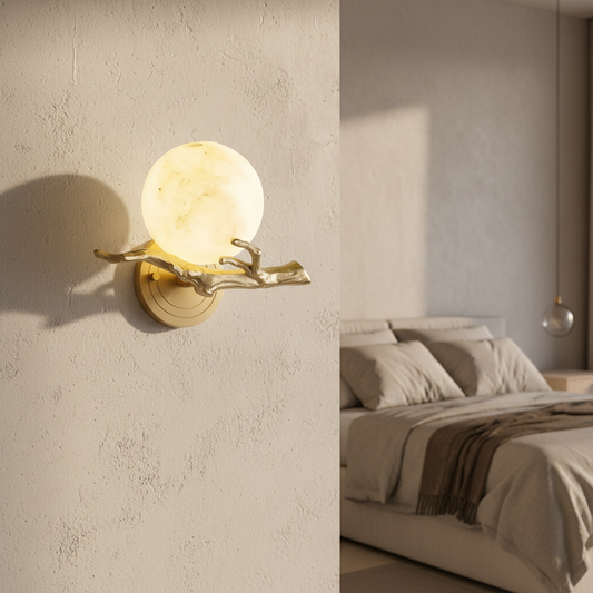Coda Moon Wall Lamp for Bedroom Living Room - Wall Lights & Sconces | Lucera Lighting