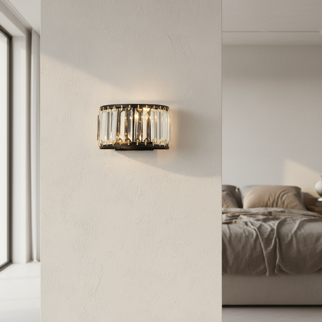 Fermata Luxury American Style Crystal Wall Lamp - Wall Lights & Sconces | Lucera Lighting