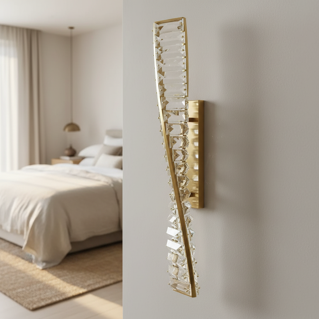 Marcato Nordic LED Crystal Wall Light - Wall Lights & Sconces | Lucera Lighting