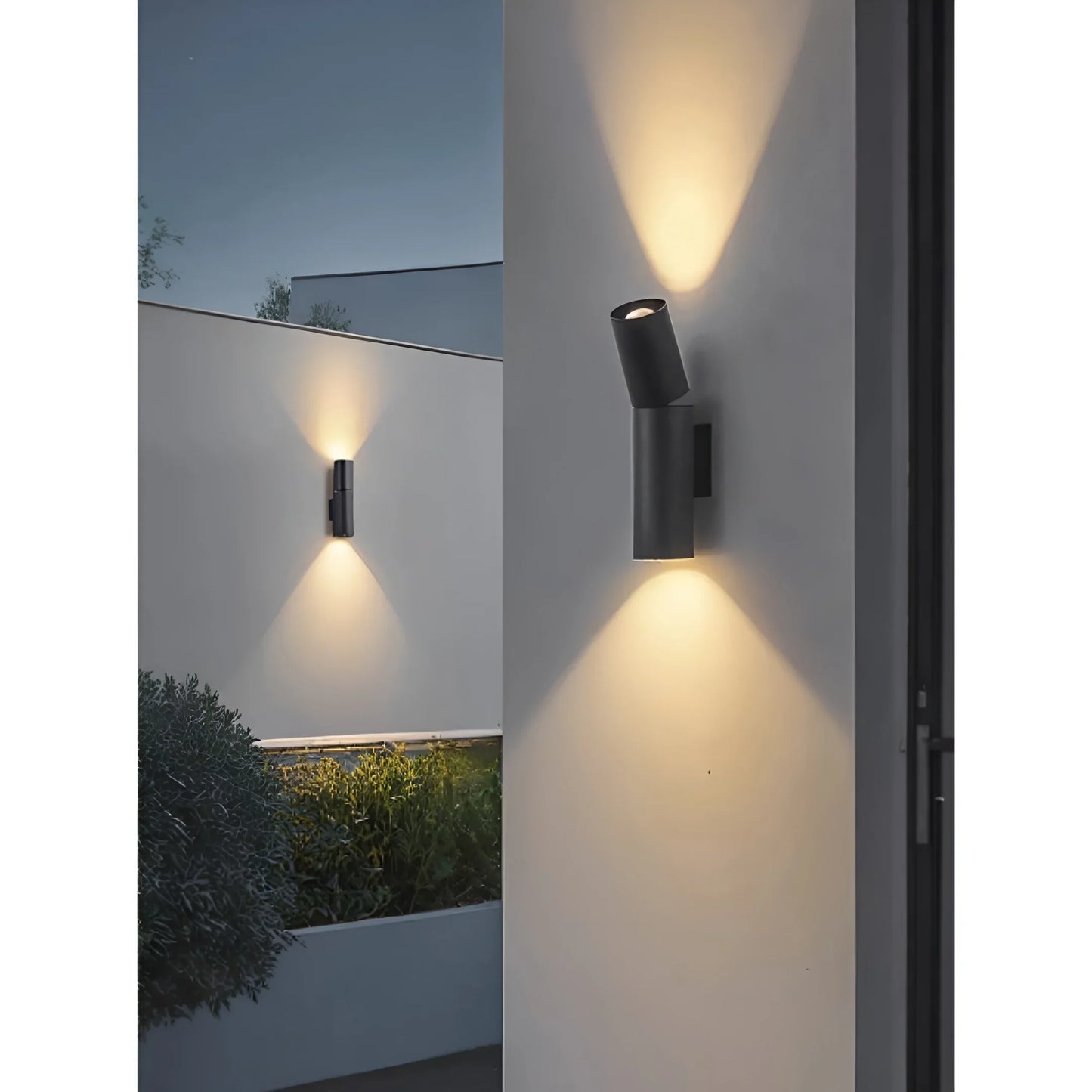 Canopus Dual Beam Wall Light - Exterior wall | Lucera Lighting