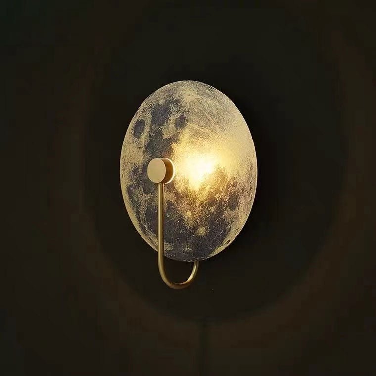 Spiral Moon Shaped Wall Lamp - Wall Lights & Sconces | Lucera Lighting