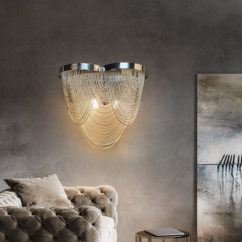 Limbic Luxury Chain Wall Lamp in American Style - Wall Lights & Sconces | Lucera Lighting