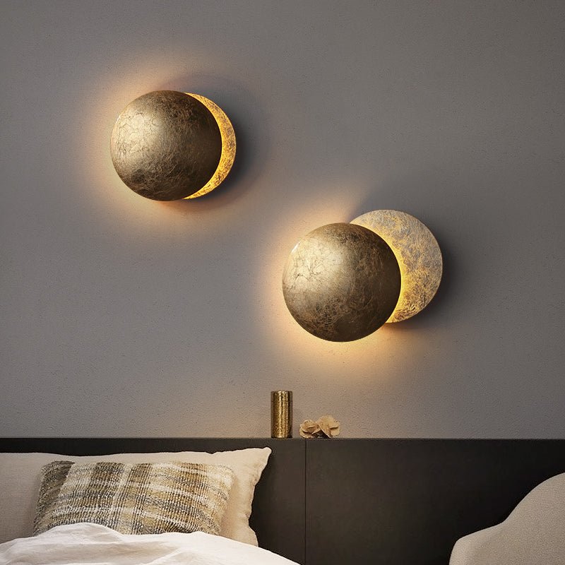 Lateral Solar Eclipse Wall Lamp for Living Room - Wall Lights & Sconces | Lucera Lighting