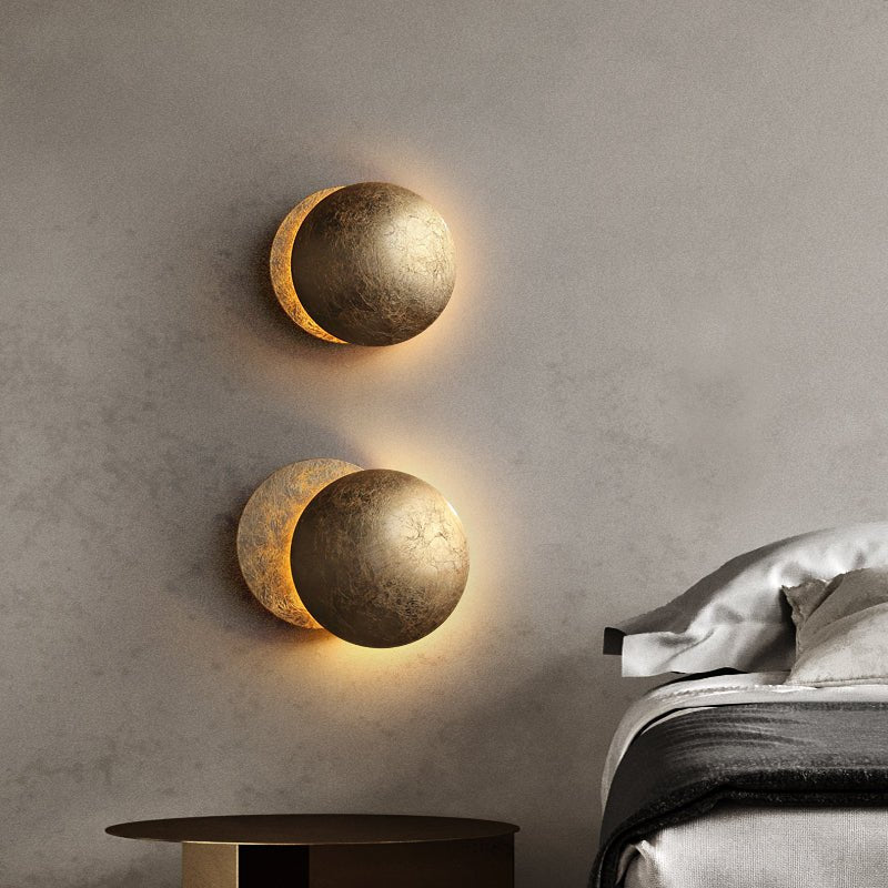 Lateral Solar Eclipse Wall Lamp for Living Room - Wall Lights & Sconces | Lucera Lighting