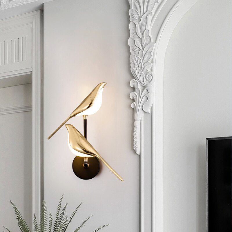 BirdGlow - Luxe LED Bird Wall Lamp