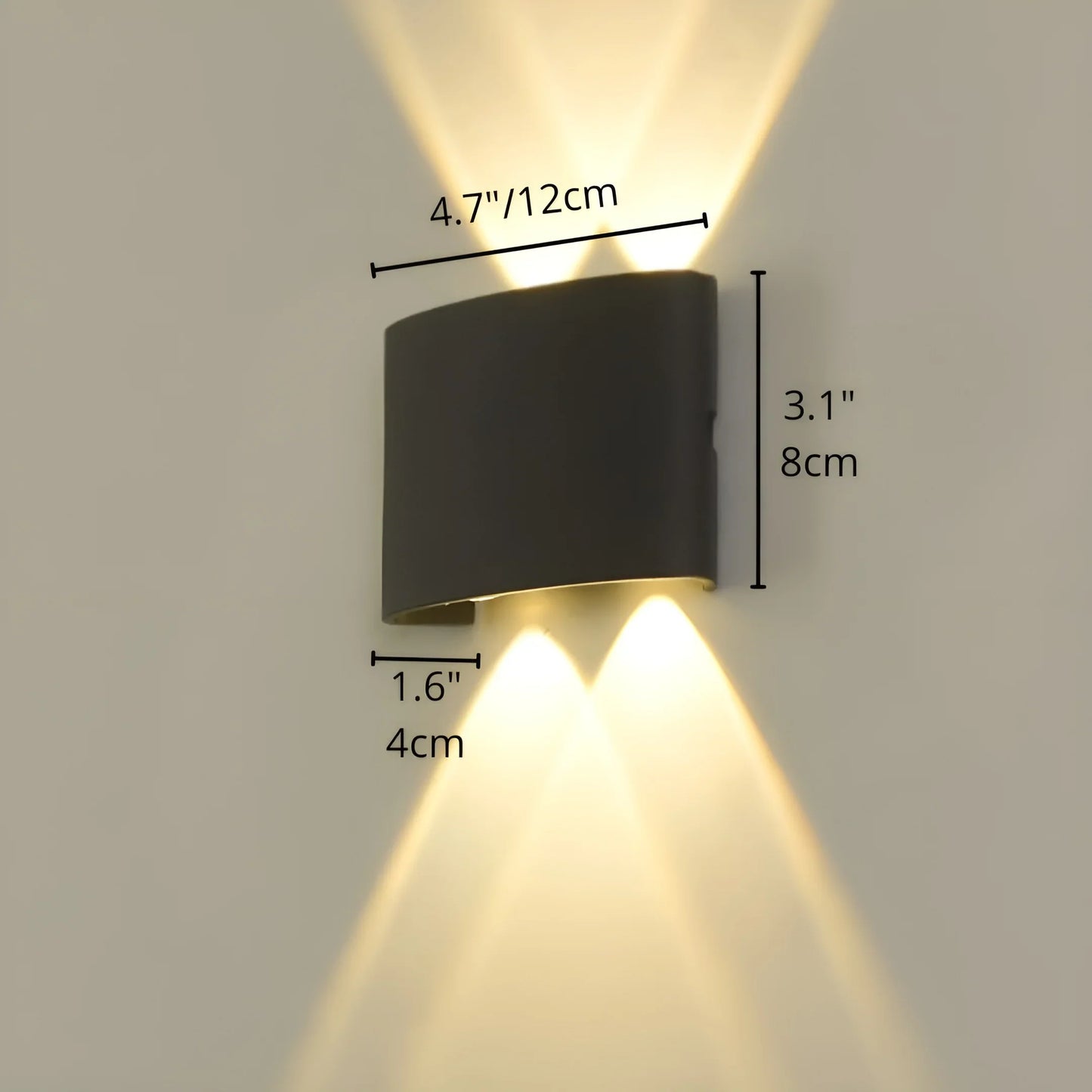 Castor Outdoor LED Wall Light - Exterior wall | Lucera Lighting