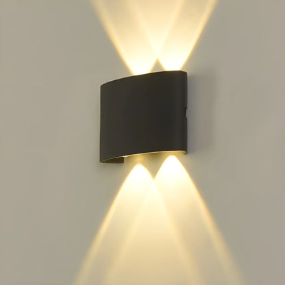 close-up front view of the die-cast aluminum housing with a sleek frosted glass diffuser