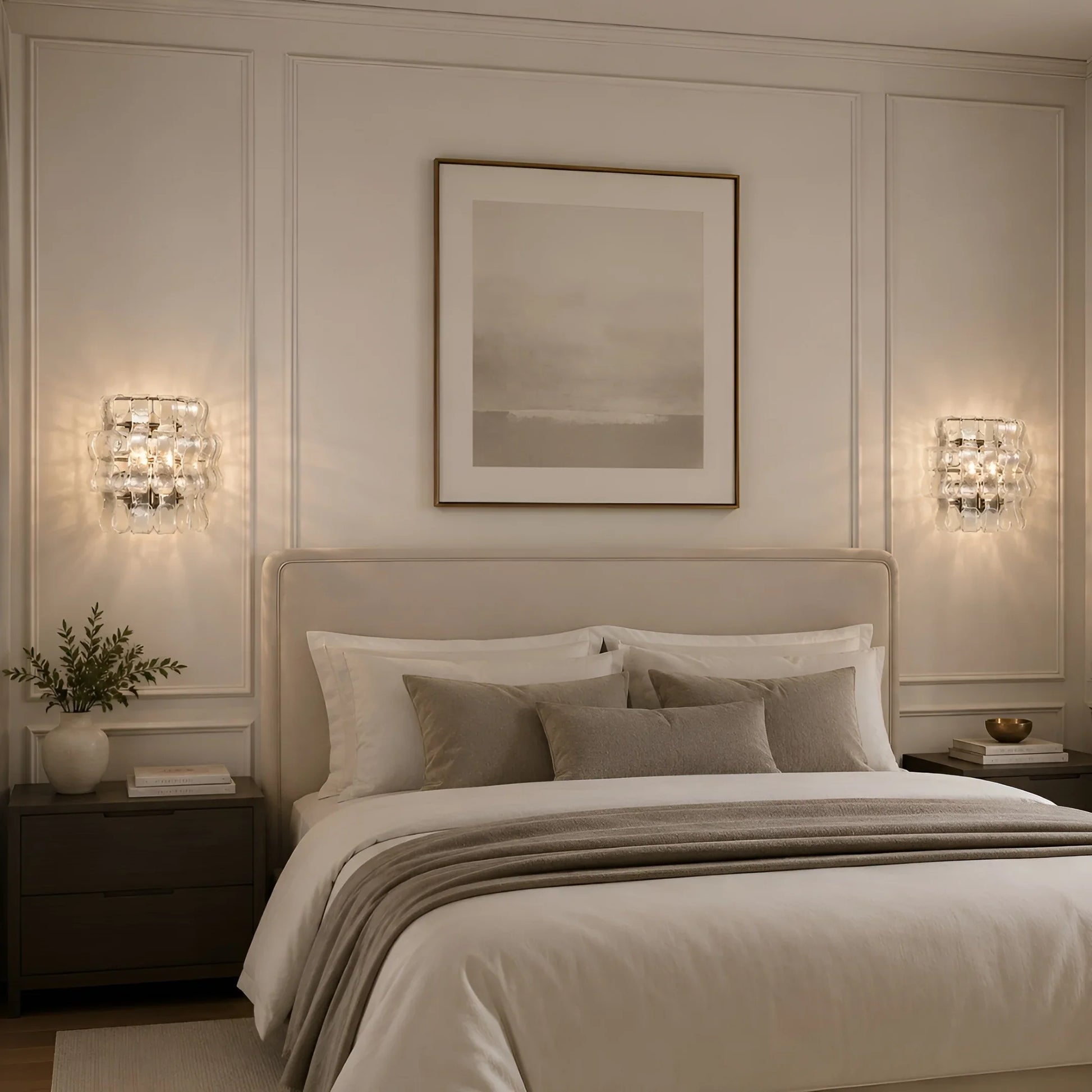 Casa Vellori Glass Wall Sconce - Pendant Lights | Lucera Lighting