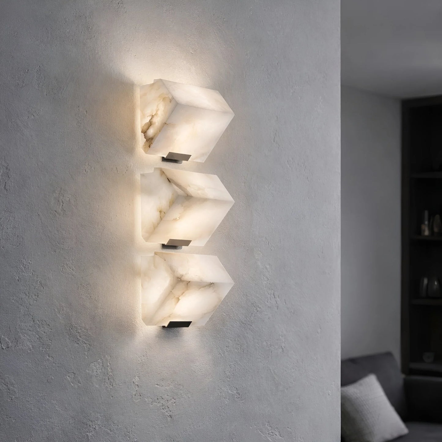 Claro Modern Marble Wall Sconce - Italian Minimalist - Wall Lights & Sconces | Lucera Lighting