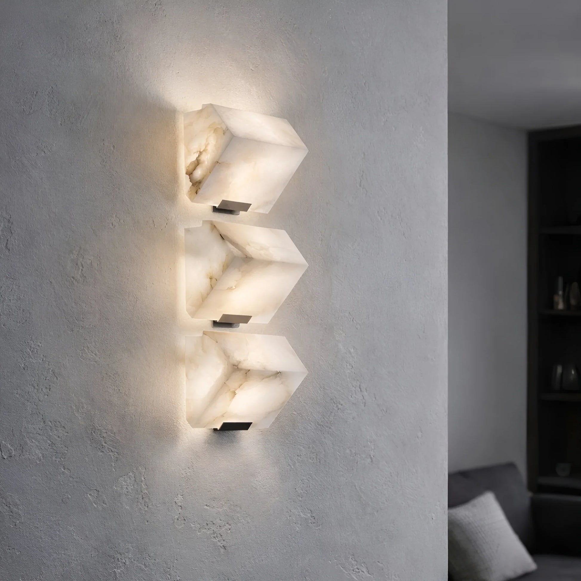 Claro Modern Marble Wall Sconce - Italian Minimalist - Wall Lights & Sconces | Lucera Lighting