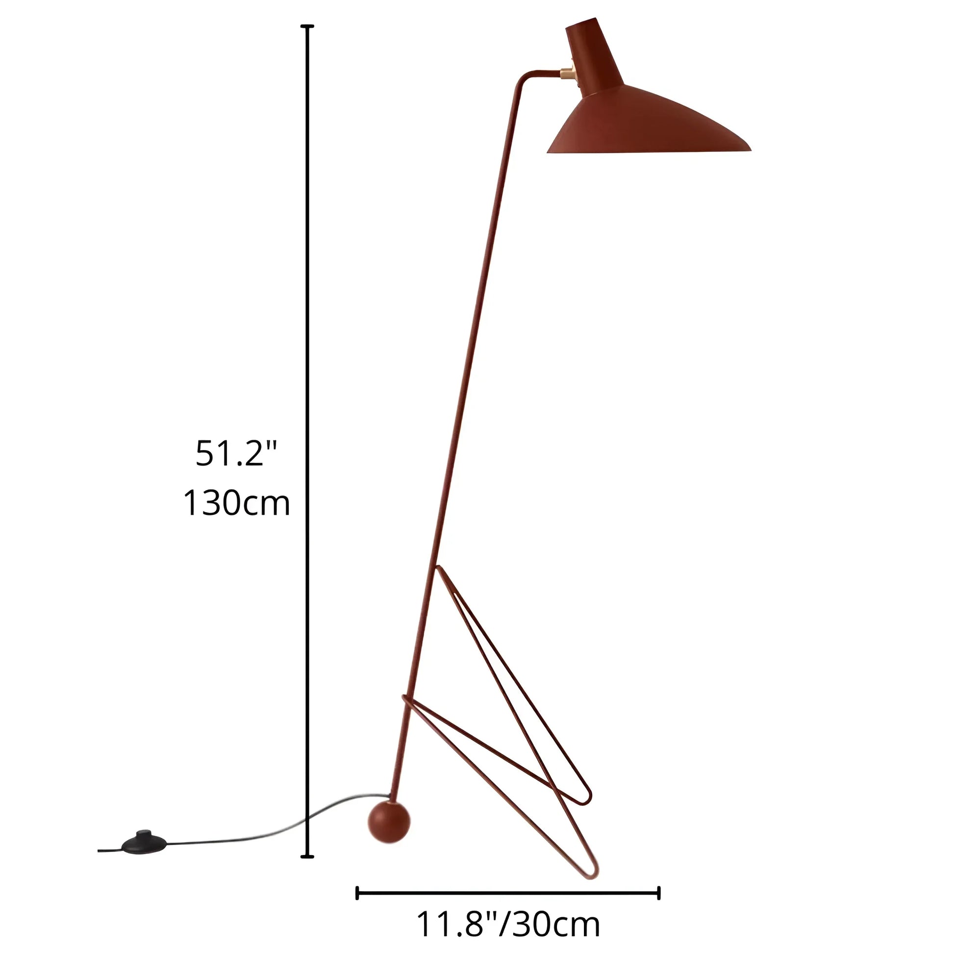 Peridot Modern Sculptural Tripod Floor Lamp - Lamps | Lucera Lighting