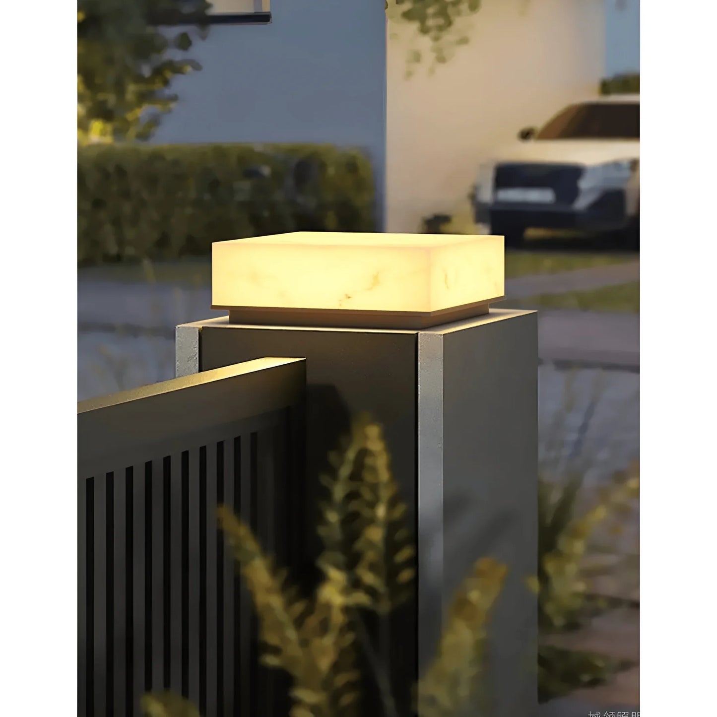 Perseus Outdoor Pillar Light - Exterior wall | Lucera Lighting